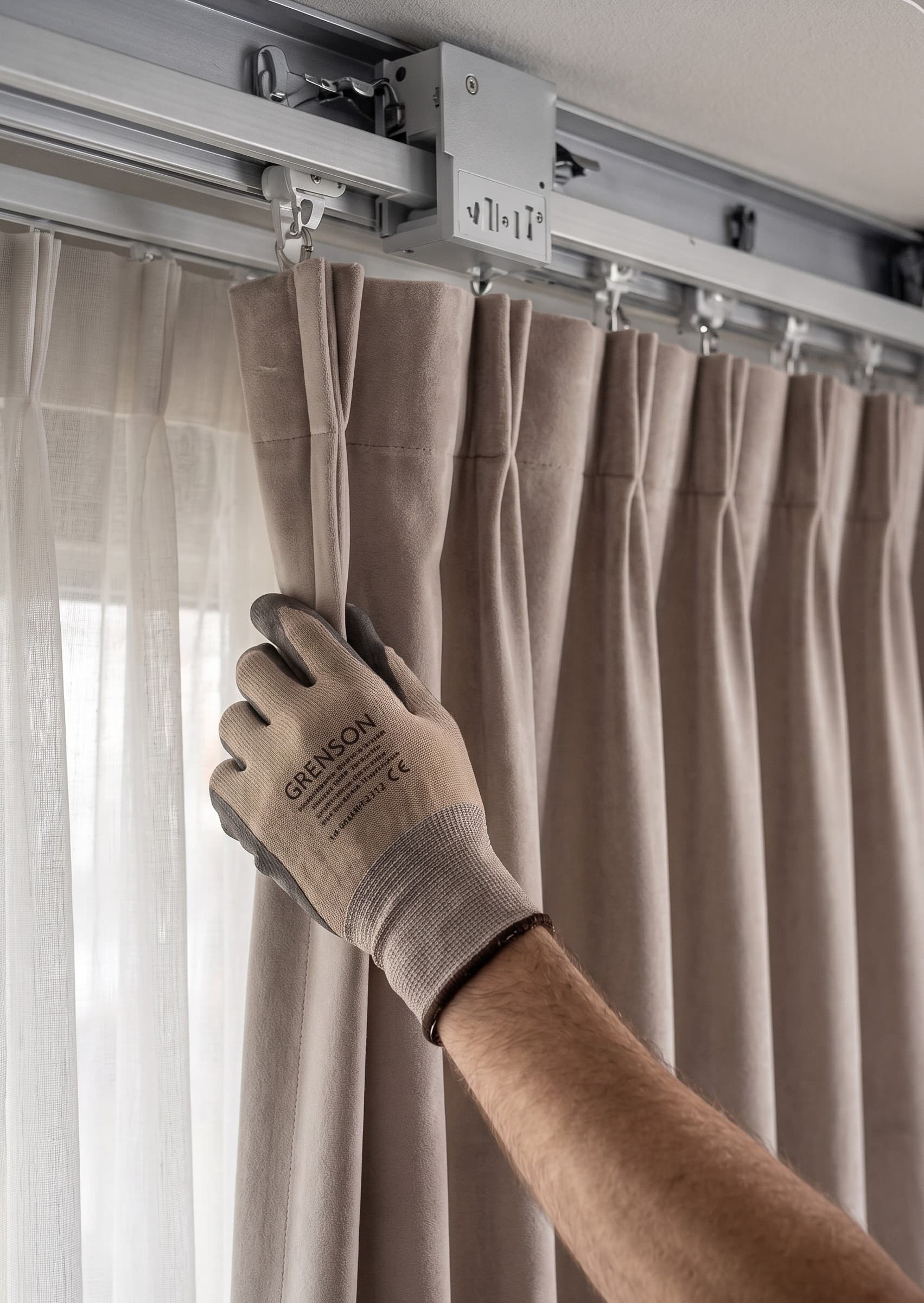 Professional curtain track and pinch pleat fitting in Rawalpindi